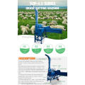 Weiwei machinery electric chaff cutter grass cutting machine blower with convyer belt